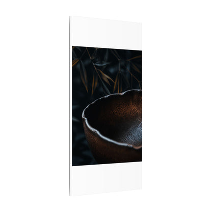 Luxurious Ceramic Bowl Canvas Art - Shadow Zen Dark Japandi