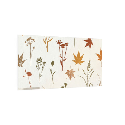 Autumn Dried Flowers Japanese Pattern Canvas Art | Elegant Decor