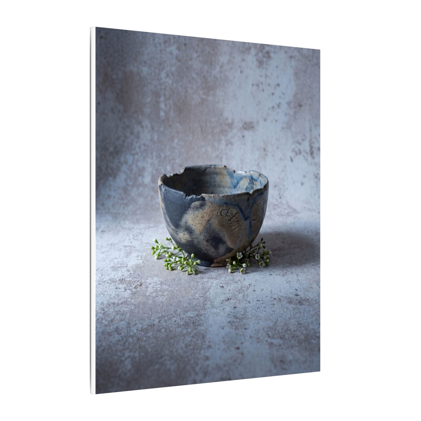 Ceramic Bowl Spring Canvas Art | Japandi Warm Design