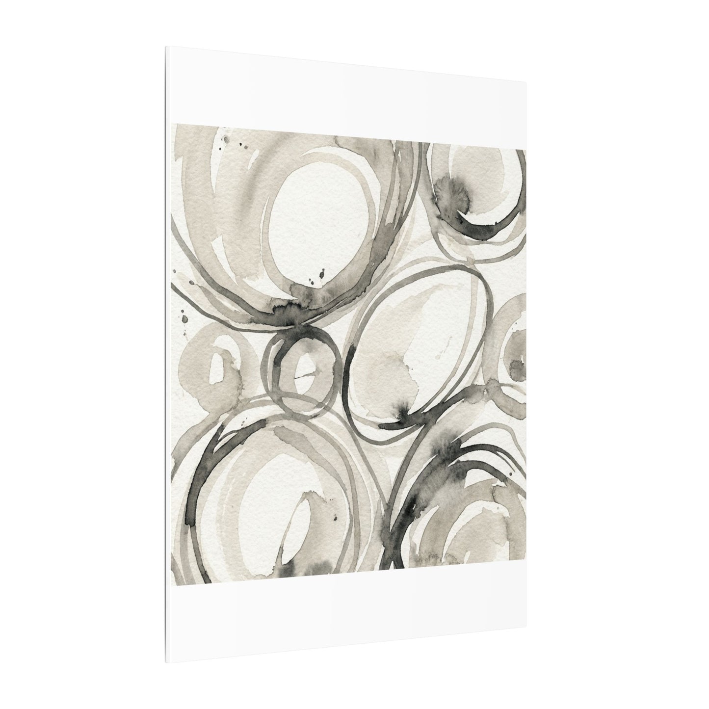 Handcrafted Feel Japandi Watercolor Canvas Art