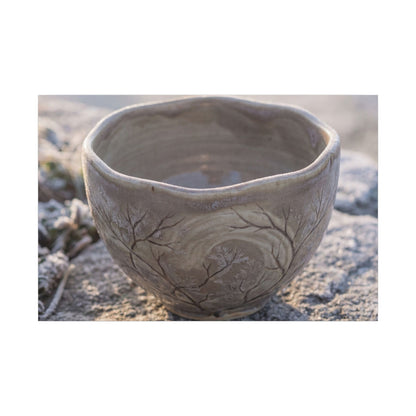 Seijaku Ceramic Bowl Canvas Art - Japandi Japanese Pattern Art Print