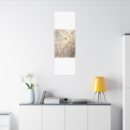 Winter Dried Flowers Watercolor Canvas Art | Warm Decor