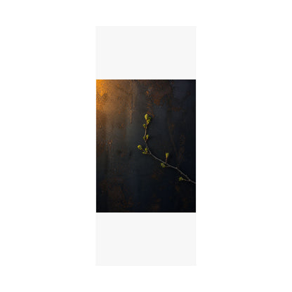 Bold Rust Patina Wall Art Print - Moody Minimal Dark Japandi