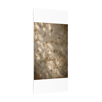 Japandi Rust Patina in Dappled | Japanese Pattern Canvas Art