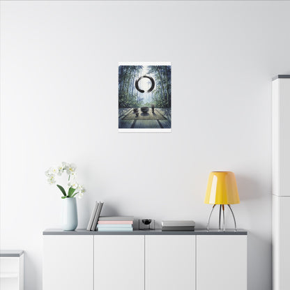 Seijaku Tea Ceremony Canvas Art - Zen Enso