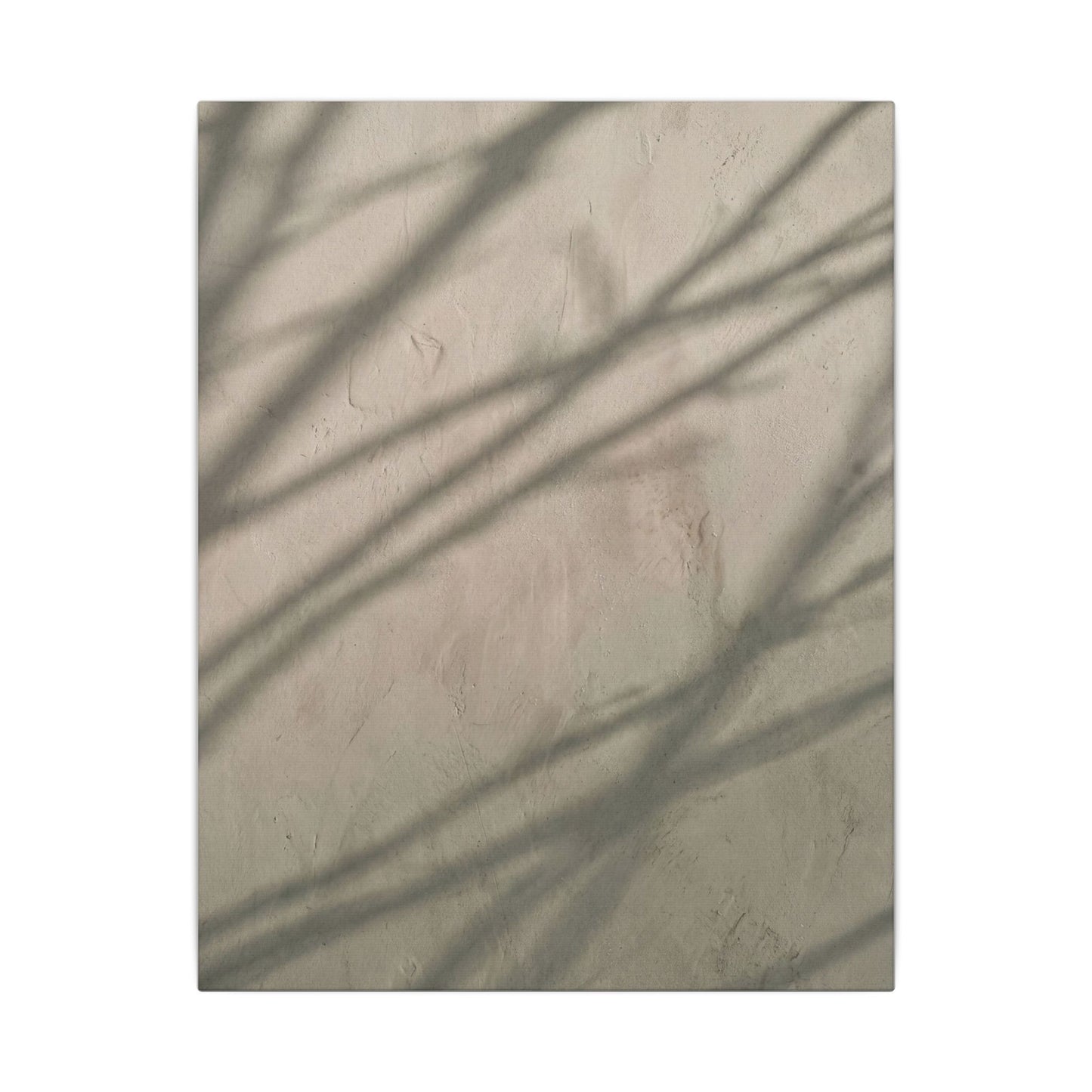 Shadow Play Japanese Pattern Canvas Art | Warm Japandi Art