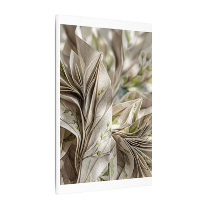 Fukinsei Paper Fold Canvas Art - Japandi Watercolor