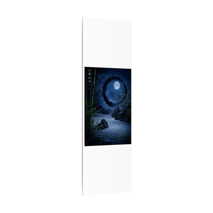 Serene Rock Garden Canvas Art - Enso Zen