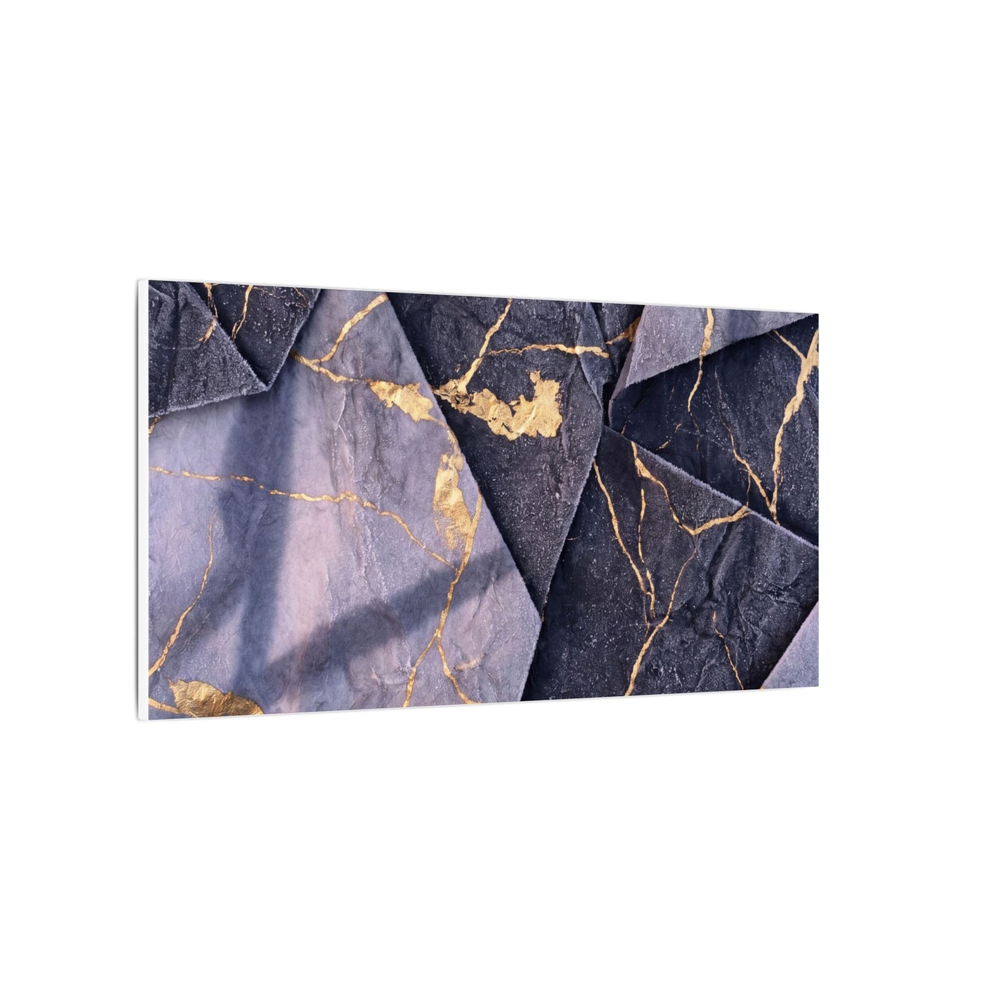 Seijaku Paper Fold Canvas Art - Kintsugi Gold Vein