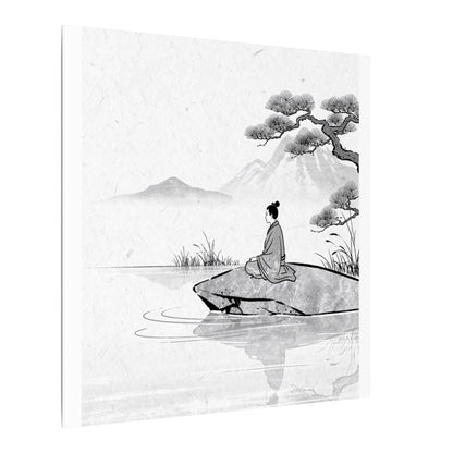 Meditation Harmonious Zen Ukiyo-e Canvas Art