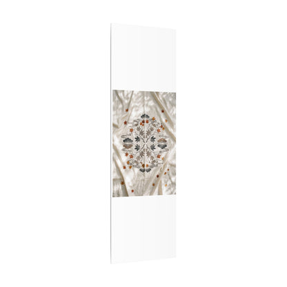 Elegant Silk Drape Canvas Art - Japanese Pattern Japandi