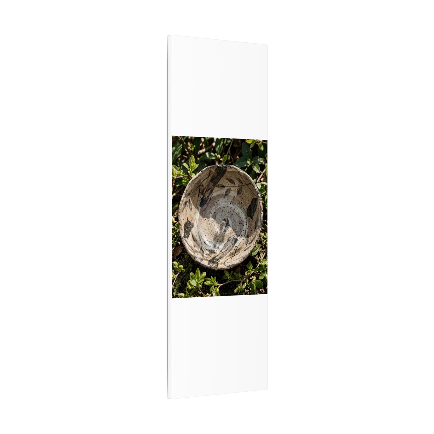 Elegant Ceramic Bowl Canvas Art - Japanese Pattern Japandi