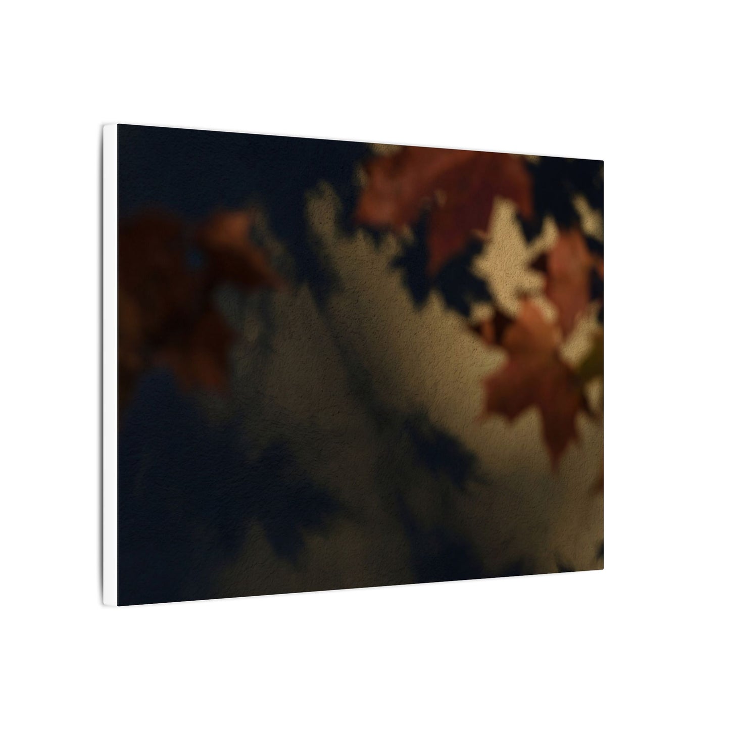 Shadow Play Canvas Art | Autumn Dark Japandi Moody Minimal Art