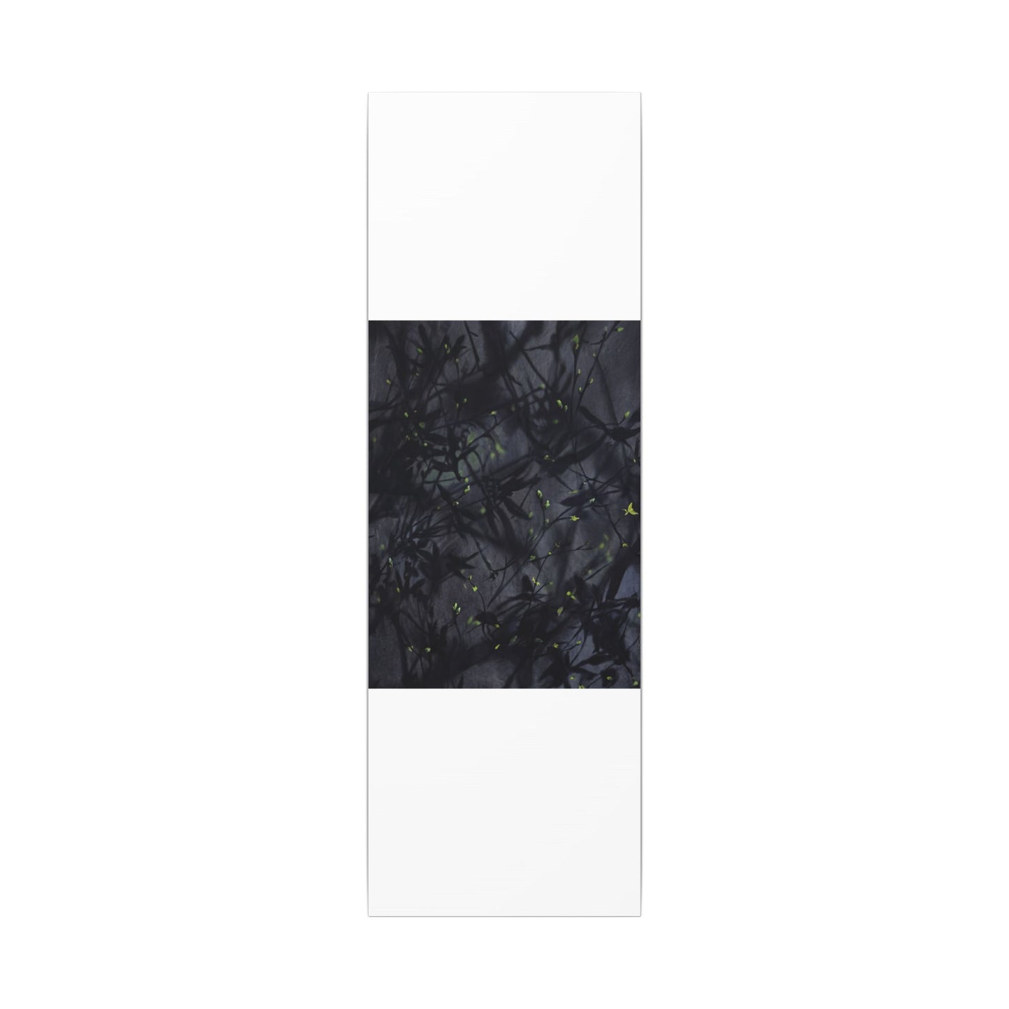 Shadow Play Spring Canvas Art | Dark Japandi Atmospheric Design