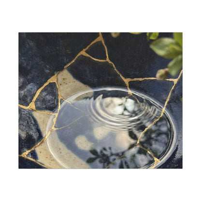 Water Ripple Spring Canvas Art | Kintsugi Beautiful Design