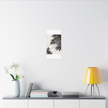 Serene Incense Smoke Canvas Art - Ukiyo E Inspired Zen