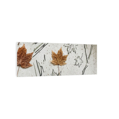 Ceramic Bowl Autumn Canvas Art | Japandi Elegant Design
