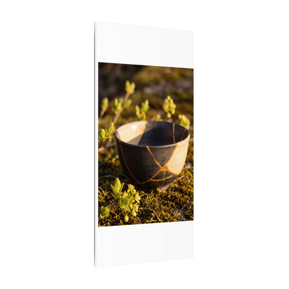 Seijaku Broken Pottery Canvas Art - Kintsugi Gold Repair
