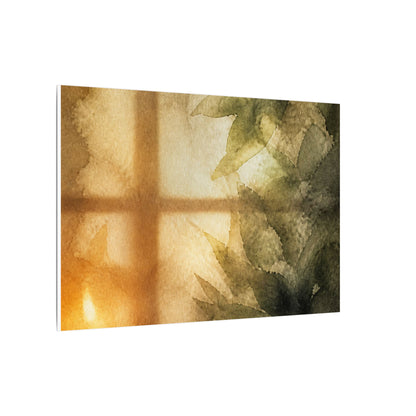 Cozy Shoji Screen Canvas Art - Watercolor Japandi