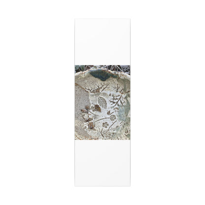 Ceramic Bowl Winter Canvas Art | Japandi Earthy Design