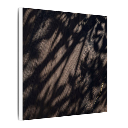 Shadow Play Summer Canvas Art | Dark Japandi Moody Design
