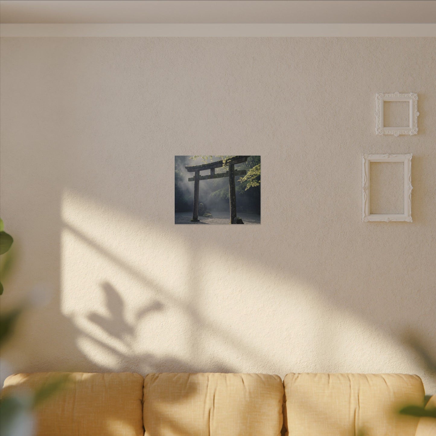 Torii Gate Canvas Art | Spring Zen Karesansui Art