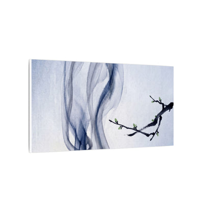 Incense Smoke Spring Canvas Art | Zen Tranquil Design