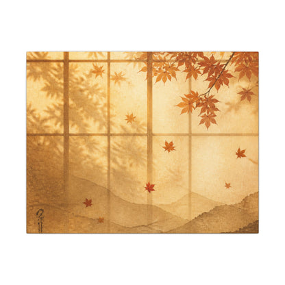 Shoji Screen Texture Canvas Art | Earthy Japandi Art