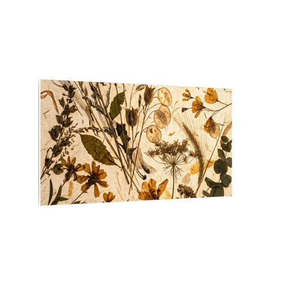 Dried Flowers Summer Canvas Art | Japandi Neutral Design