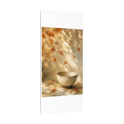 Japandi Ceramic Bowl in Dappled | Watercolor Canvas Art