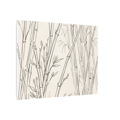 Candlelight Bamboo Grove Canvas Art - Japandi Fukinsei