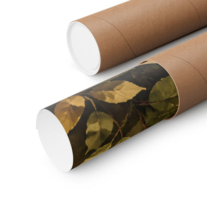 Golden Hour Paper Fold Wall Art Print - Japandi Ma