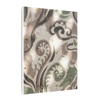 Dappled Ink Brushstroke Canvas Art - Japandi Ma