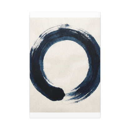 Balanced Meditation Zen Enso Canvas Art