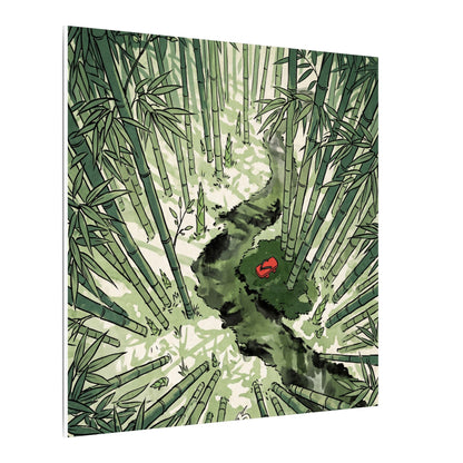 Peaceful Bamboo Grove Canvas Art - Ukiyo E Inspired Zen