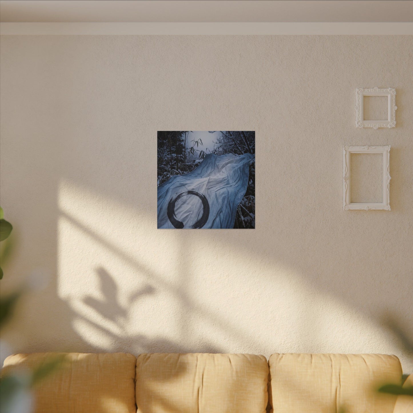 Moonlight Silk Drape Canvas Art - Zen Datsuzoku