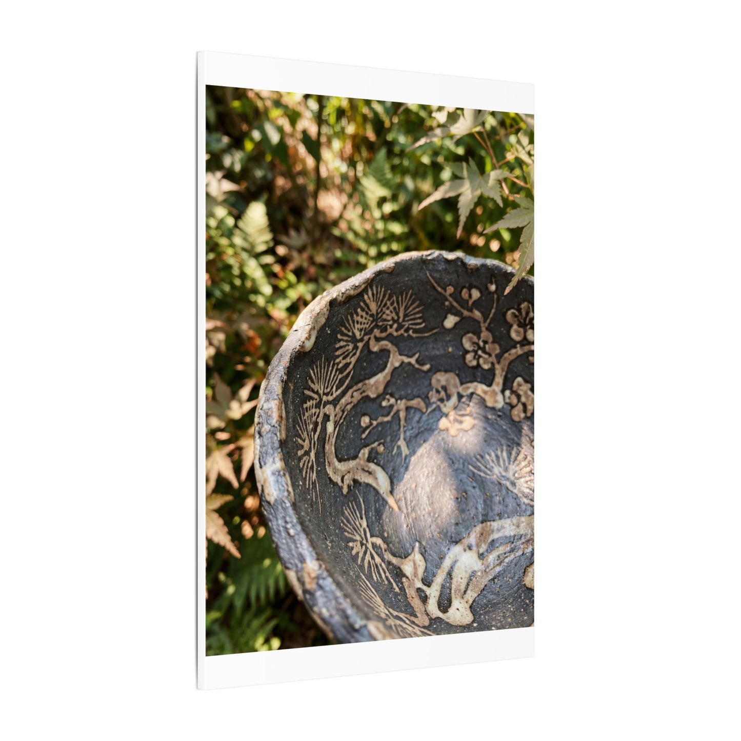 Ceramic Bowl Canvas Art | Summer Japandi Japanese Pattern Art