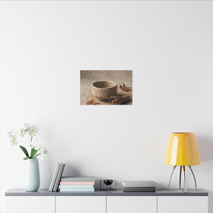 Ma Tea Ceremony Canvas Art - Japandi Texture