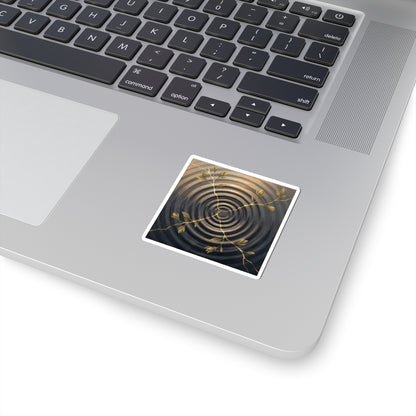 Water Ripple Spring Sticker | Kintsugi Resilient Design