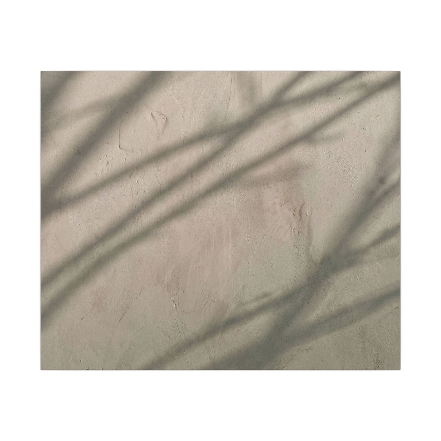 Shadow Play Japanese Pattern Canvas Art | Warm Japandi Art