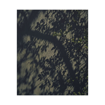 Atmospheric Shadow Play Canvas Art - Moody Minimal Dark Japandi