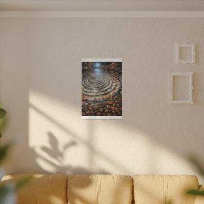 Moonlight Water Ripple Canvas Art - Kintsugi Fukinsei