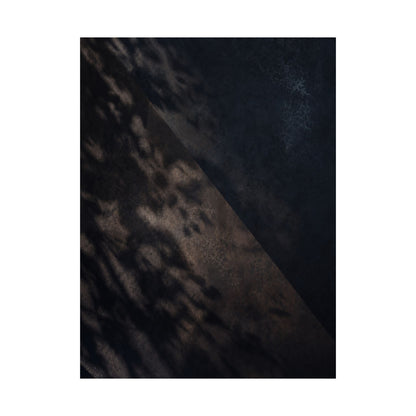 Moody Shadow Play Wall Art Print - Moody Minimal Dark Japandi
