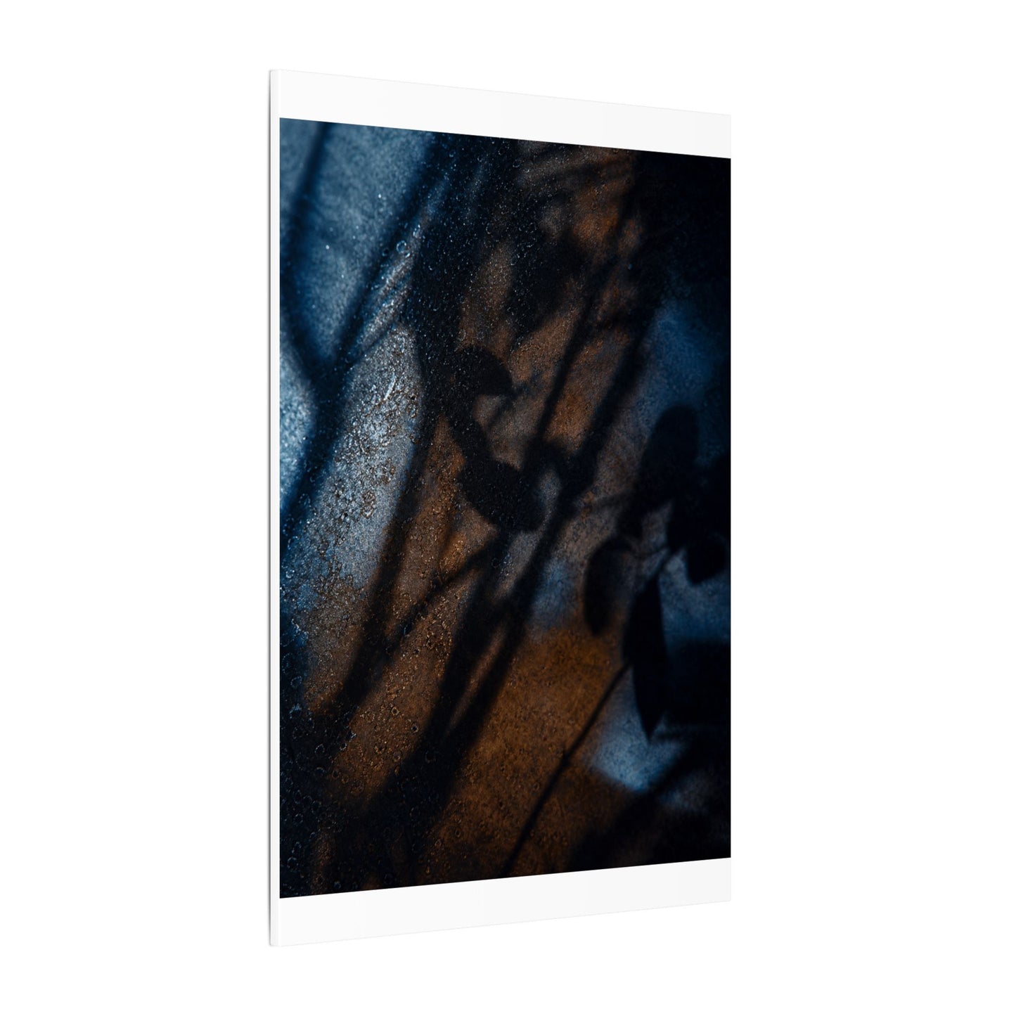 Moonlight Shadow Play Canvas Art - Dark Japandi Ma