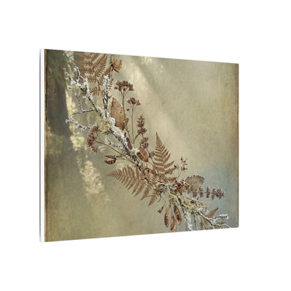 Winter Dried Flowers Forest Whimsy Canvas Art | Earthy Decor