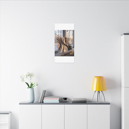 Mono No Aware Paper Fold Canvas Art - Japandi Minimal Line