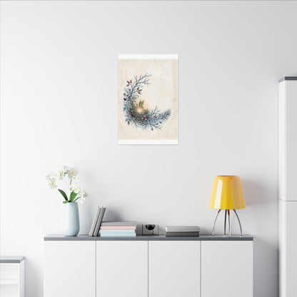 Winter Shoji Screen Forest Whimsy Canvas Art | Enchanting Decor