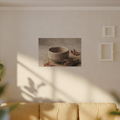 Ma Tea Ceremony Canvas Art - Japandi Texture