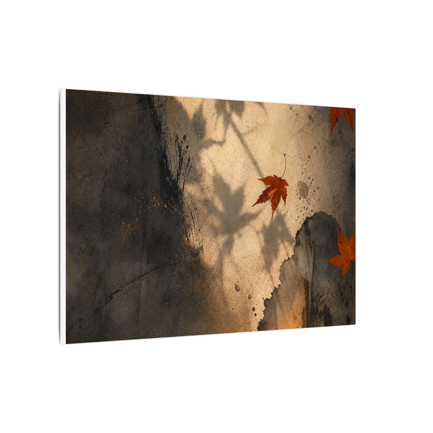 Shadow Play Texture Canvas Art | Neutral Japandi Art
