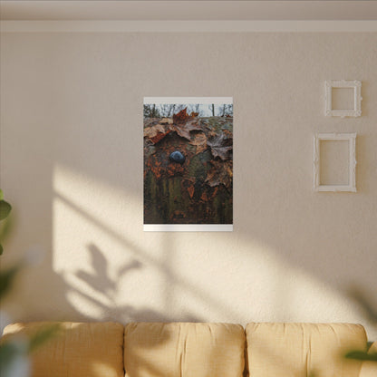 Datsuzoku Rust Patina Canvas Art - Dark Japandi Moody Minimal